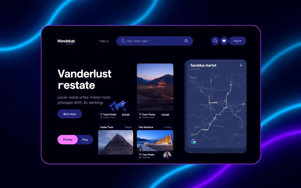 Screenshot of the Wanderlust interface